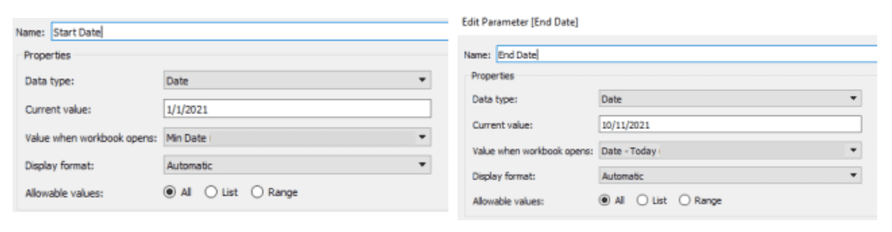 calendar picker