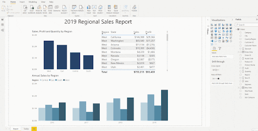 a gif showing how to display the desired tooltip in Power BI