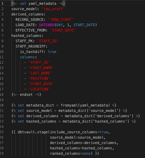 A screenshot of some code