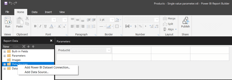 Managing Parameters in Power BI Report Builder with Published Data ...