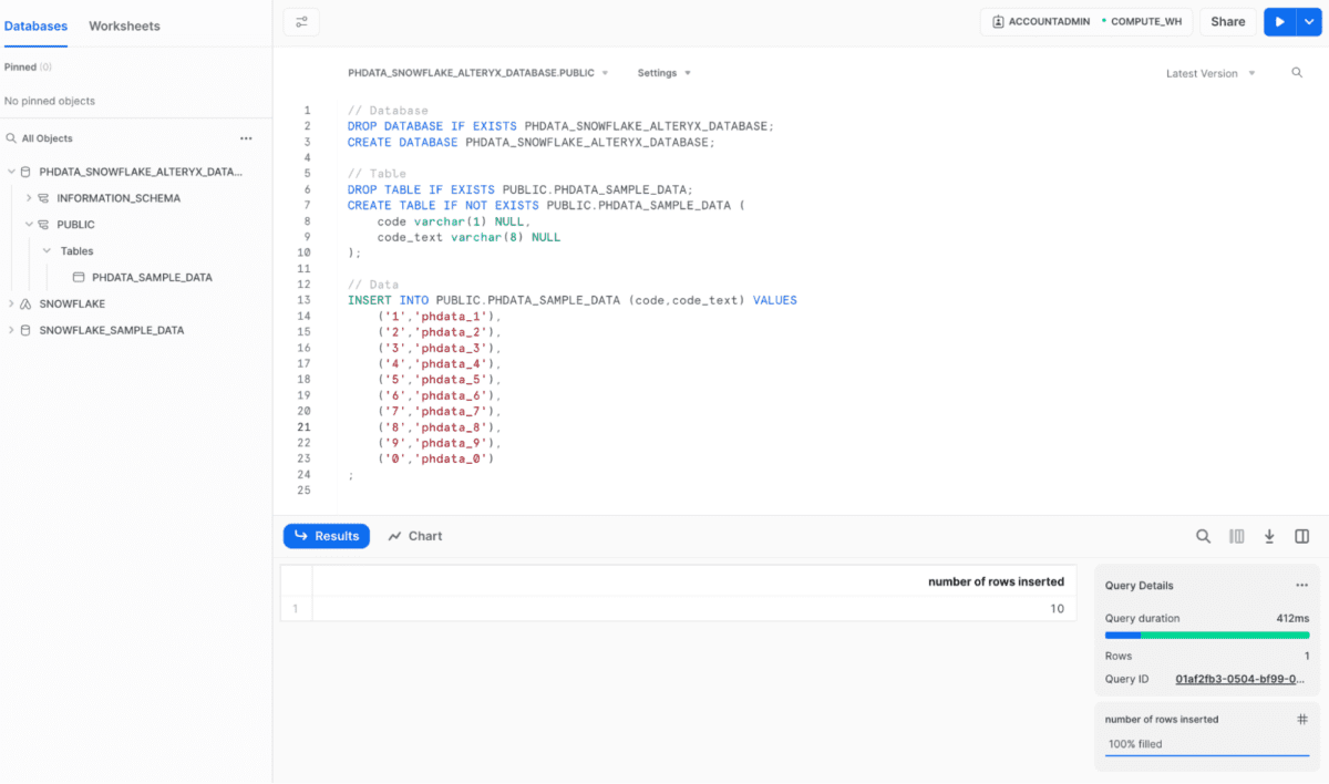 A screenshot showing your environment's appearance after setting it up.