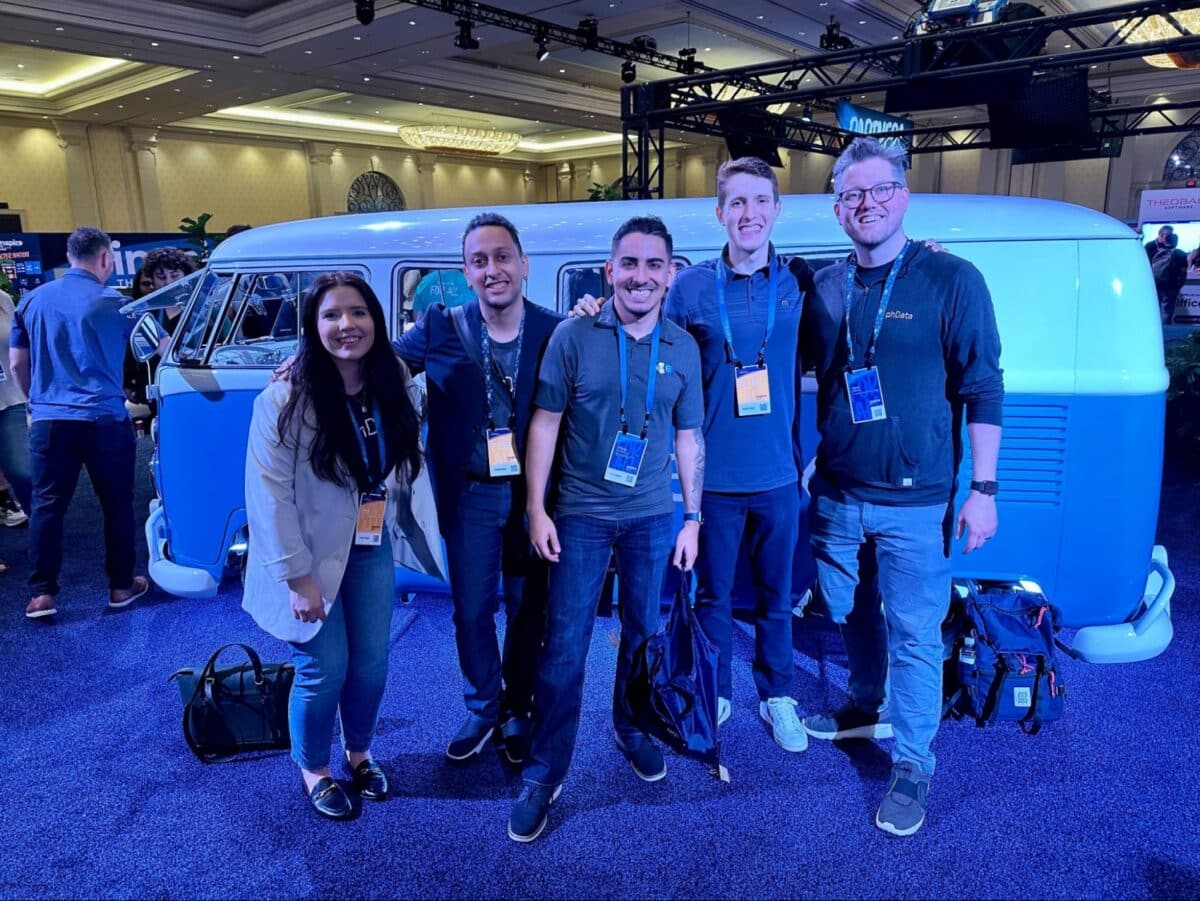 A picture of the phData Alteryx team at the Alteryx Inspire conference in Las Vegas, 2023.