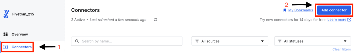 Screenshot showing where the "Add Connector" button is located.